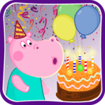 Kids birthday party icon