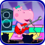 Kids music party: Hippo Super star icon