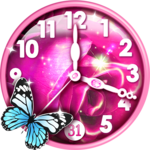 Pink Clock Live Wallpaper icon