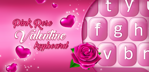 Pink Rose Valentine Keyboard PC screenshot Pink Rose Valentine Keyboard PC screenshot