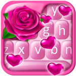 Pink Rose Valentine Keyboard for PC Pink Rose Valentine Keyboard for PC