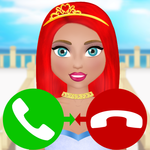 princess call simulation game icon