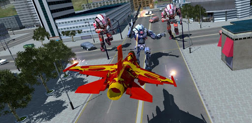 Real Air Robot Fighter jet Transformation Battle PC screenshot