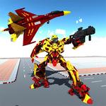 Real Air Robot Fighter jet Transformation Battle for PC