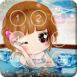 Beautiful Lovely Chibi Girls Screen Lock icon