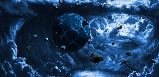 Asteroids 3D live wallpaper PC screenshot