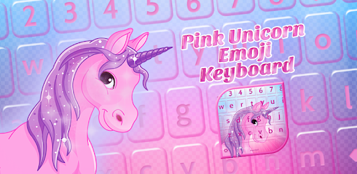 Pink Unicorn Emoji Keyboard PC screenshot