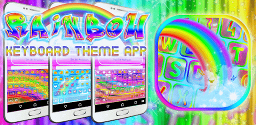 Rainbow Keyboard Theme App PC screenshot Rainbow Keyboard Theme App PC screenshot