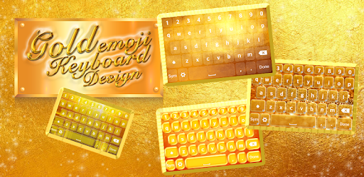 Gold Emoji Keyboard Design PC screenshot Gold Emoji Keyboard Design PC screenshot