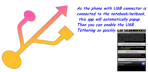 USB Tethering /Tether PC screenshot
