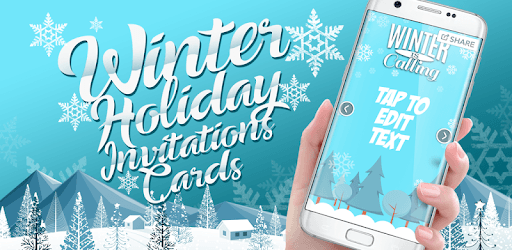 Winter Holiday Invitations PC screenshot