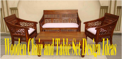 Wooden Chair dan Table Set Design Ideas PC screenshot Wooden Chair dan Table Set Design Ideas PC screenshot