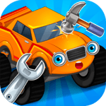 Repair machines - monster trucks icon