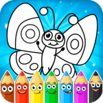 Coloring games : coloring book icon