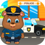 Kids policeman icon