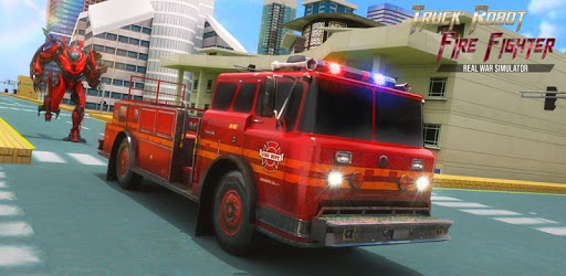 Truck Robot Fire Fighter Real War Simulator 🚒 PC screenshot