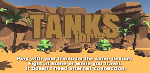 Tanks 3D for 2 players on 1 device - split screen PC screenshot