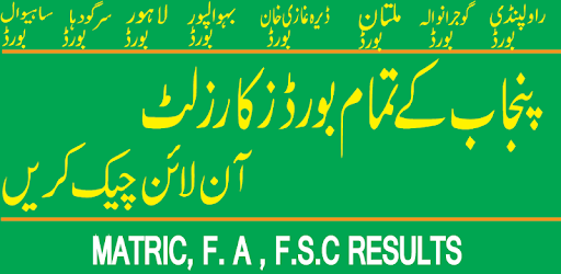 All BISE Punjab Board Results 2017-18 Online PC screenshot