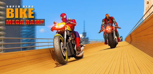 Super Hero Bike Mega Ramp Impossible Stunts Racing PC screenshot