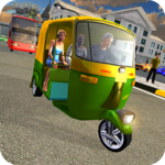 Auto Rickshaw Driving - City passenger transporter icon