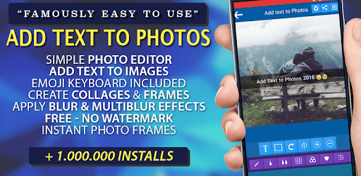 Add Text to Photo App (2018) PC screenshot