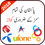 All Sim Important Codes of Pakistan 2018 icon