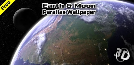 Earth & Moon in HD Gyro 3D Parallax Live Wallpaper PC screenshot