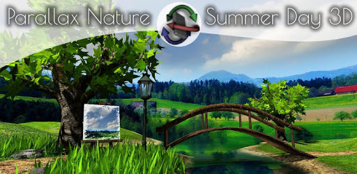 Parallax Nature: Summer Day 3D Gyro Wallpaper PC screenshot