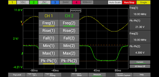 Keysight Oscilloscope Mobile PC screenshot