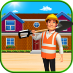 Beach Dream House Construction – Decorating Games icon