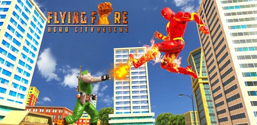 Flying Fire Hero Robot Transform: Robot Games PC screenshot