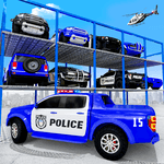 Multi Level Police Car Parking Car Driving Sim icon