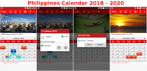 Philippines Calendar PC screenshot Philippines Calendar PC screenshot