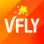 VFly - Video editor, Video maker, Video status app icon