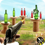 Real Bottle Shooter Expert Free-kids Bottle Shoot icon
