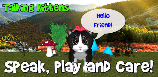 Talking Kittens virtual cat that speaks, take care PC screenshot