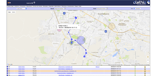 Alethia GPS Tracking PC screenshot