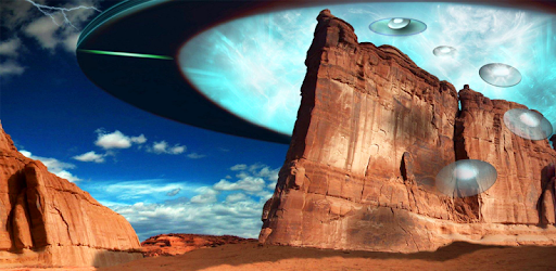 Alien & UFO Wallpaper PC screenshot