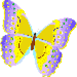 Pixel Art Butterfly Color By Number icon