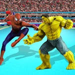 Superhero Wrestling Tag Team Ring Fighting Arena icon