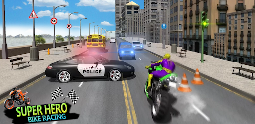 Superhero Stunts Bike Racing Games PC screenshot Superhero Stunts Bike Racing Games PC screenshot