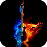 Burning Guitar Live Wallpaper for PC Burning Guitar Live Wallpaper for PC
