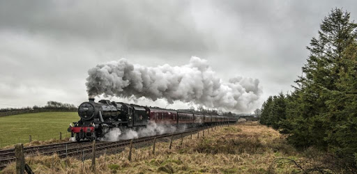Steam train Live Wallpaper PC screenshot Steam train Live Wallpaper PC screenshot