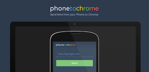 Phone to Chrome PC screenshot