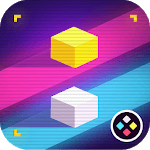 Flawless Hit: Stacking blocks. Retro games icon