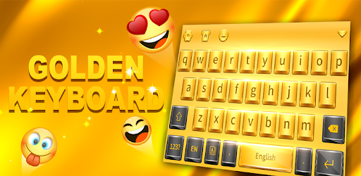 Golden Smart Keyboard with Emoji PC screenshot