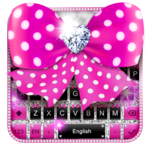Silver glitter keyboard theme for PC