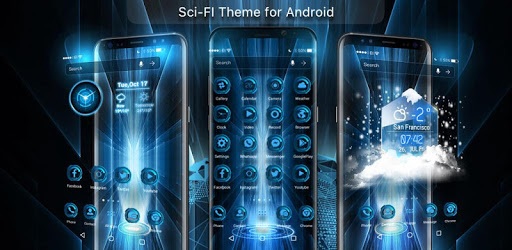 Science launcher theme &wallpaper PC screenshot