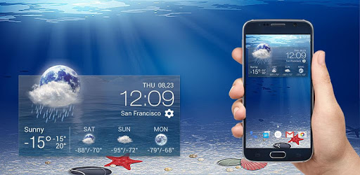Clock And Weather Wallpaper PC screenshot Clock And Weather Wallpaper PC screenshot