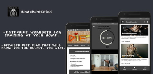 HomeWorkout's  - Get Toned Body (अब हिंदी में ) PC screenshot